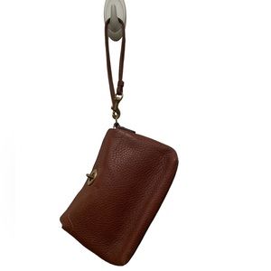 Coach Brown Wristlet